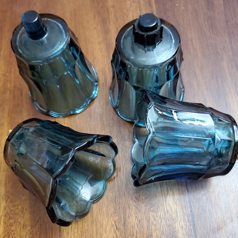 Blue votives